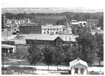 The Chicago-Northwestern Railroad Depot